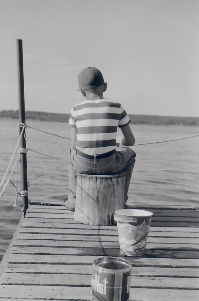 1961 Colin on the Dock